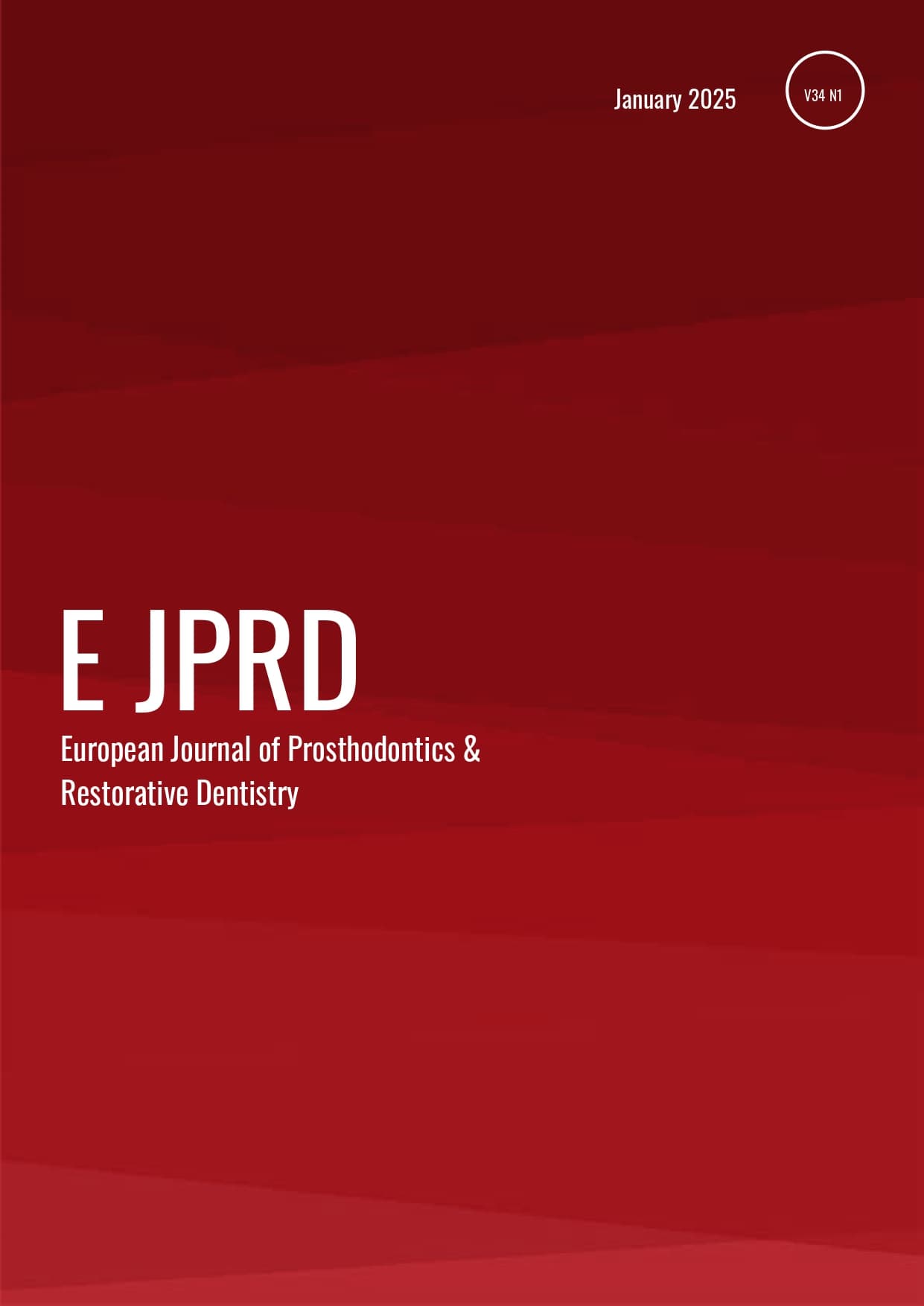 European Journal of Prosthodontics and Restorative Dentistry (EJPRD)